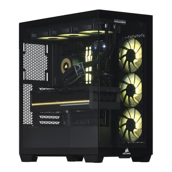 Desktop PC Actina Midi Tower, AMD Ryzen 7 7800X3D (8 C / 16 T, 5.0 GHz), 32 GB RAM, 2 TB SSD, NVIDIA GeForce RTX 5080 16 GB, Fara sistem de operare