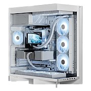 Carcasa TRYX LUCA L70 Mid Tower ALB, Tempered Glass, Sloturi Expansiune 7, Drive Bays: 2x 3,5  9x2,5 , Ventilatoare Suportate: 8 (spate: 1x120mm, sus: 2x120mm sau 2x140mm, lateral: 3x120mm sau 3x140mm, jos: 1x 120mm sau 1x140mm ), Format Placa De Baza Suportat: Mini-ITX, Micro-ATX, ATX, E-ATX