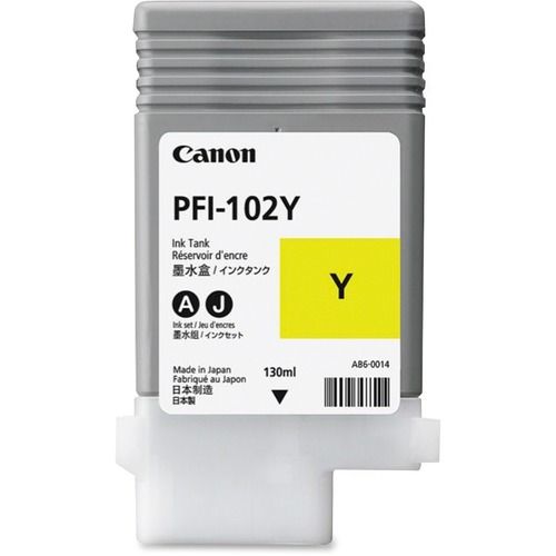 Canon PFI-102Y cartușe cu cerneală Original Galben