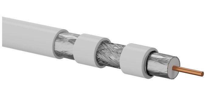 Alantec Coaxial cable RG6  B2ca  LSOH trishield 75 ohm