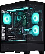 Desktop PC Actina Midi Tower, AMD 9800X3D (8 C / 16 T, 4.7 GHz - 5.2 GHz), 32 GB RAM, 2 TB SSD, AMD RX 9070 XT 16 GB, Fara sistem de operare