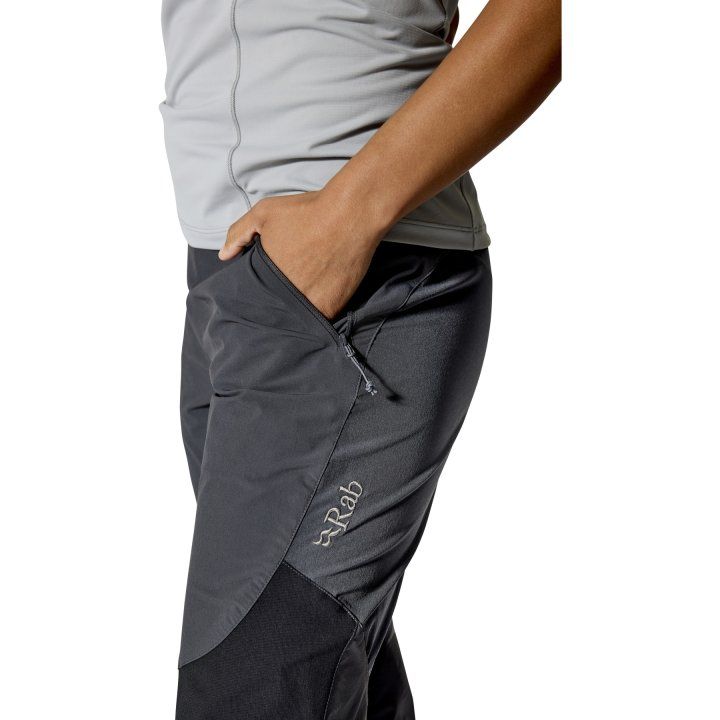 Spodnie softshell damskie Rab Torque Pants - crimson rozmiar: s