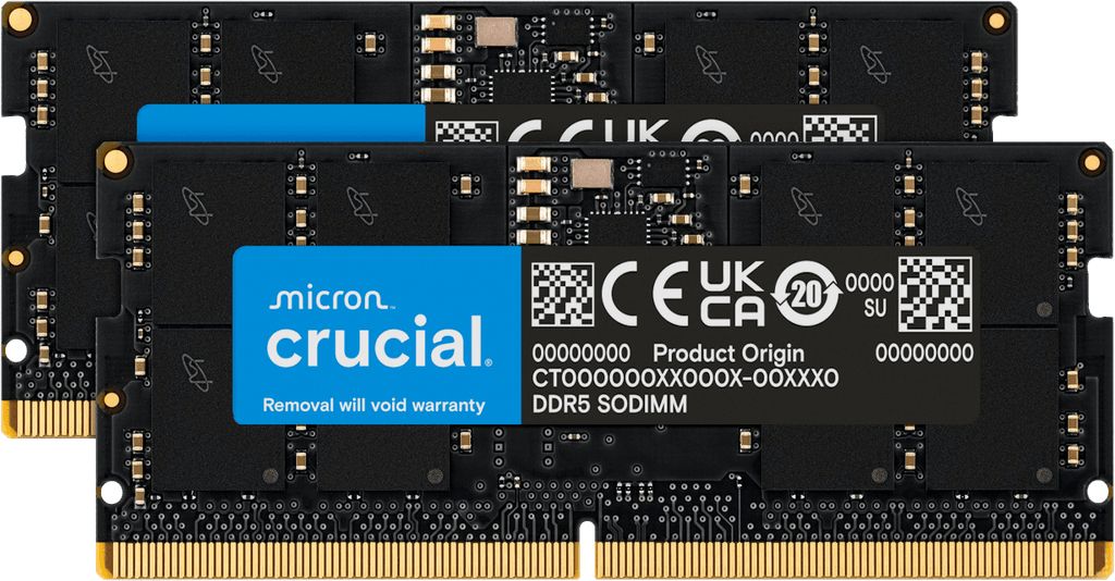 Crucial Memory Module 64 Gb 2 X 32 Gb