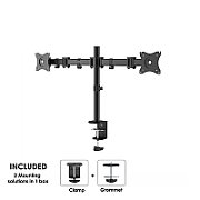 Neomounts NM-D135DBLACK Monitor arm 10-27