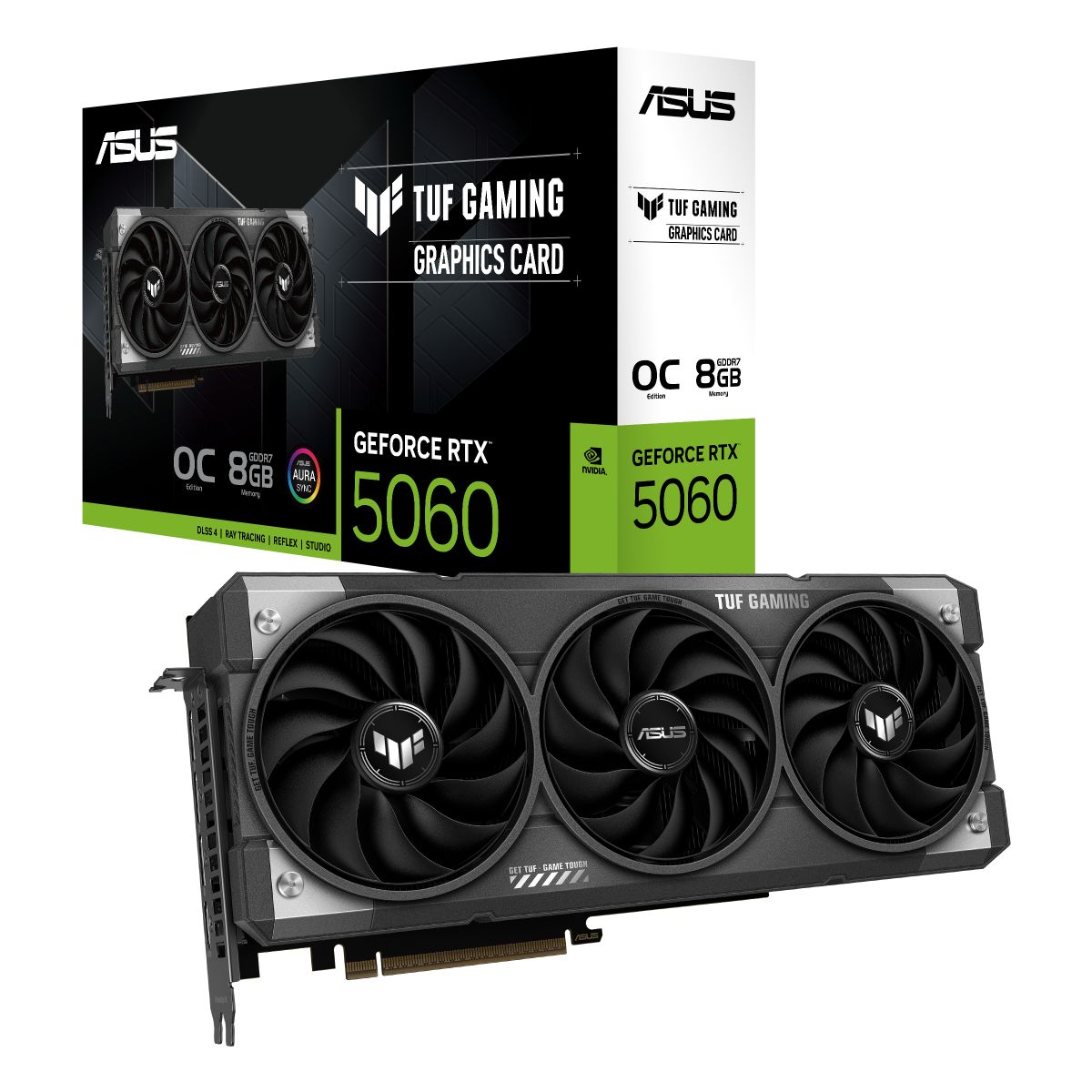 Placa video ASUS GeForce RTX 5060 TUF Gaming OC 8 GB GDDR7 128 bit
