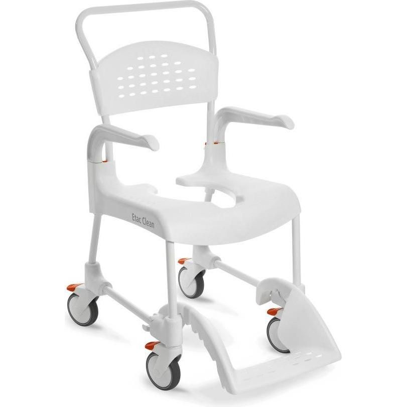 ETAC Clean 55 cm / 2 brakes Wheelchair with toilet function White