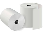 Receipt Rolls, Heipa, Thermal Paper, 58 mm, 64 mm, 12.7 mm, White