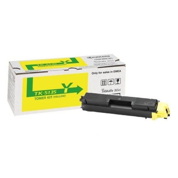 Cartus toner Kyocera 1T02PAANL0 ,Galben ,5 000 pagini ,Original (TK-5135Y)
