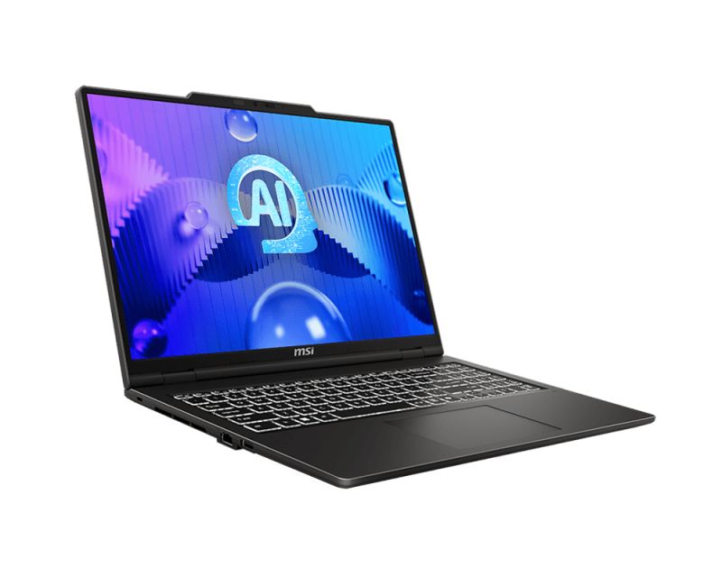 Laptop MSI Venture 16 AI A1MG-038XRO, 16 inch 2048 x 1280, Intel Core Ultra 7 155H (16 C / 22 T, 2.5 GHz - 4.8 GHz, 24 MB cache, 28 W), 16 GB DDR5, 512 GB SSD, Intel Arc Graphics, Fara sistem de operare, Tastatura US, Gri