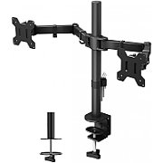 Techly ICA-LCD 382-D sistem montare monitor/stand 68,6 cm (27 ) Birou Negru