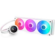 Kraken Plus 360 RGB, 360mm, pompa cu ecran LCD, Intel/ AMD, Alb