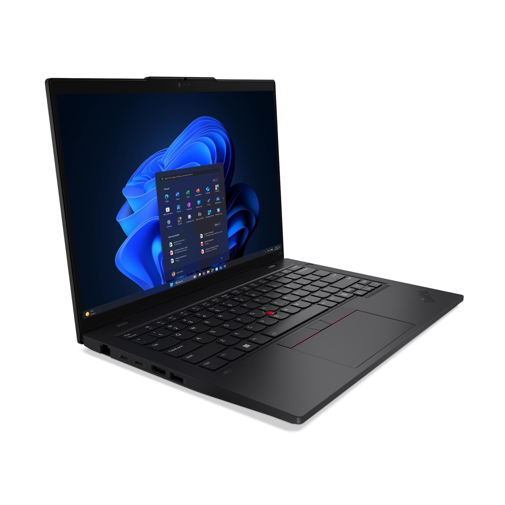 Laptop Lenovo ThinkPad L14 Gen 6 21S6001WRI, 14 inch 1920 x 1200, Intel Core ultra 7 255U (12 C / 14 T, 2.4 GHz - 5.2 GHz, 12 MB cache, N/A), 16 GB DDR5, 512 GB SSD, Intel Graphics, Windows 11 Pro, Tastatura Romanian / English, Black
