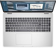 Laptop Dell Pro 16 PC16255, 16 inch 1920 x 1200, AMD Ryzen AI 5 340 (6 C / 12 T, 2.0 GHz - 4.8 GHz, 22 MB cache, 45 W), 16 GB DDR5, 512 GB SSD, AMD Radeon Graphics, Windows 11 Pro, Tastatura English International, Platină