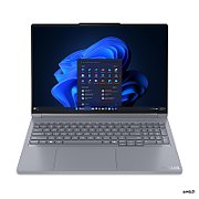 Laptop Lenovo ThinkBook 16p G6 ADR 21U0000KRI, 16 inch 2560 x 1600, AMD Ryzen 9 8940HX (16 C / 32 T, 2.4 GHz - 5.3 GHz, N/A cache, N/A), 32 GB DDR5, 512 GB SSD, Nvidia GeForce RTX 5060, Windows 11 Pro, Tastatura English (EU), Luna Grey