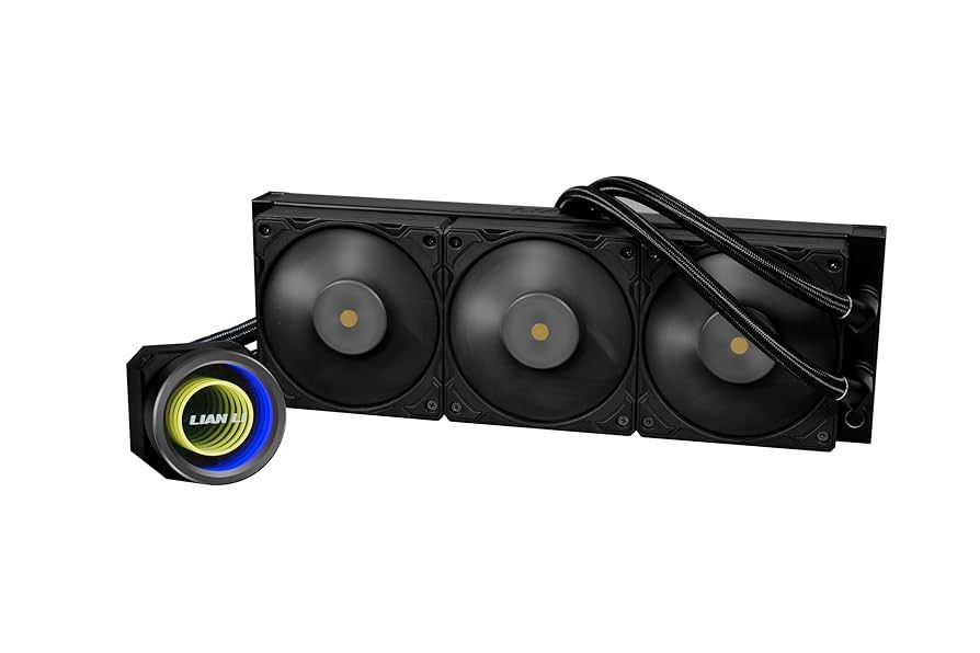 Cooler Procesor LIAN LI GALAHAD II TRINITY PERFORMANCE 360 NEGRU, marime radiator 360mm, 3 ventilatoare, Viteza ventilatoare 3000 RPM +/- 10%, Viteza pompa: 4200 +/- 10%, Suport AMD: AM4, AM5 suport INTEL: LGA 1700/1200/115X, Airflow: 79.9 CFM, Nivel de zgomot pompa: 30dBA, Nivel de zgomot