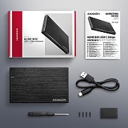 Adaptor Extern ALINE Box EE25-XA6C, 2.5  SSD/HDD, USB-C 5Gbps