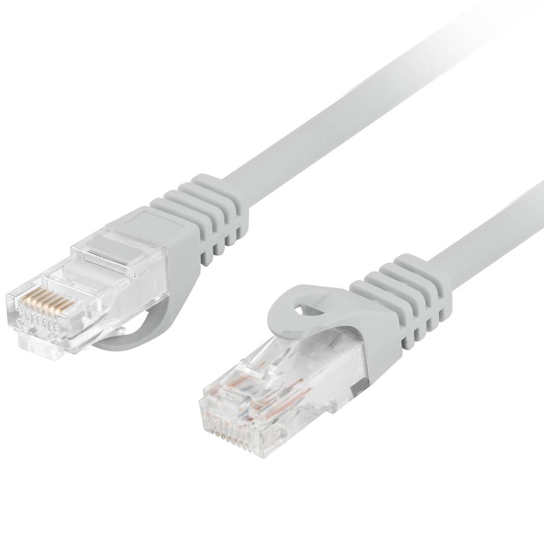 LANBERG Patchcord cat.6 UTP LSZH CU 3m grey Fluke passed