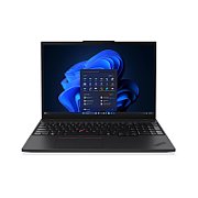 Laptop Lenovo ThinkPad T16 G4 21QE004CRI, 16 inch 1920 x 1200, Intel Core Ultra 7 255U (12 C / 16 T, N/A - 5.2 GHz, 12 MB Intel® Smart Cache cache, 15 W), 32 GB DDR5, 512 GB SSD, Intel Graphics, Windows 11 Pro, Tastatura English (EU), Black