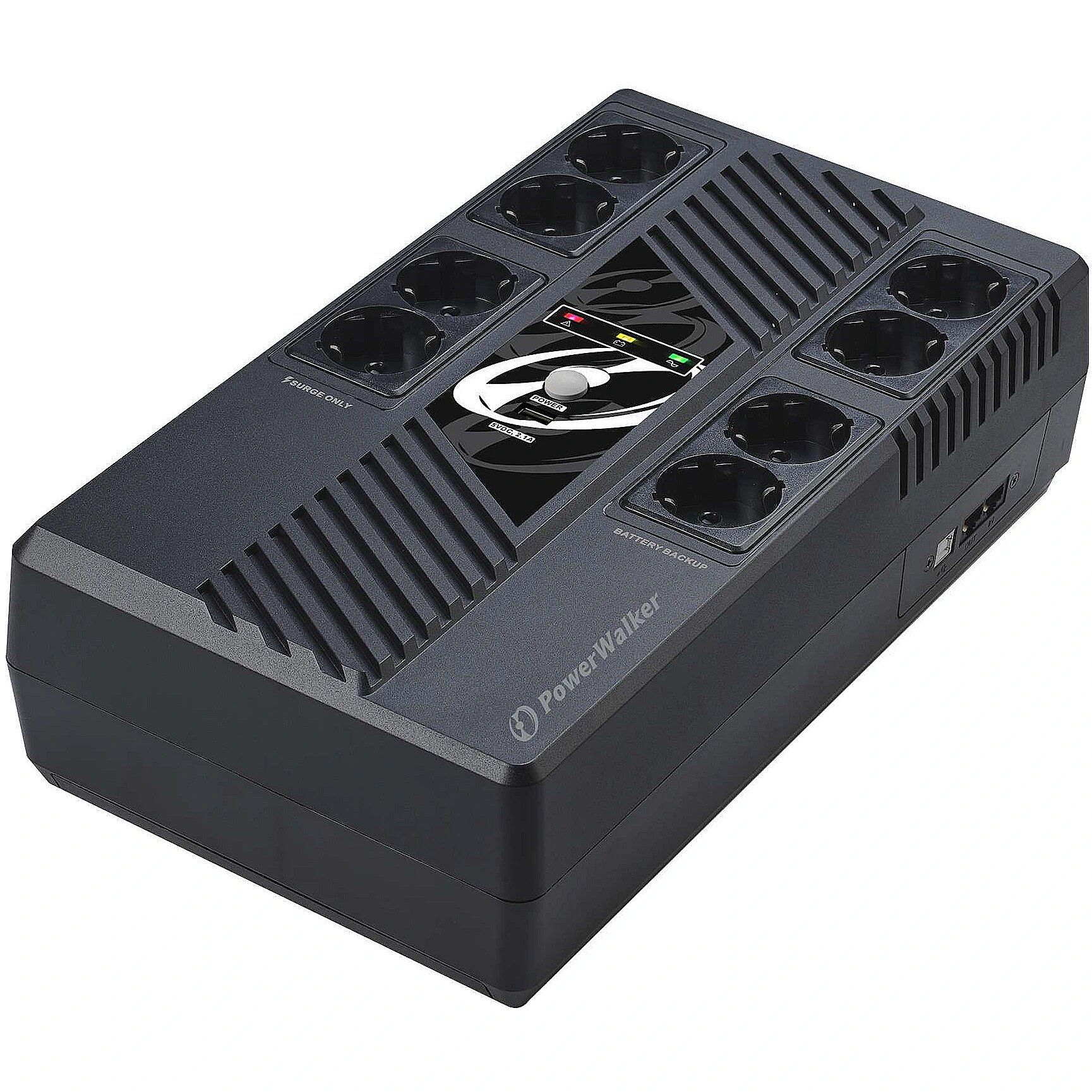PowerWalker VI 600 MS FR uninterruptible power supply (UPS) Line-Interactive 0.6 kVA 360 W 8 AC outlet(s)