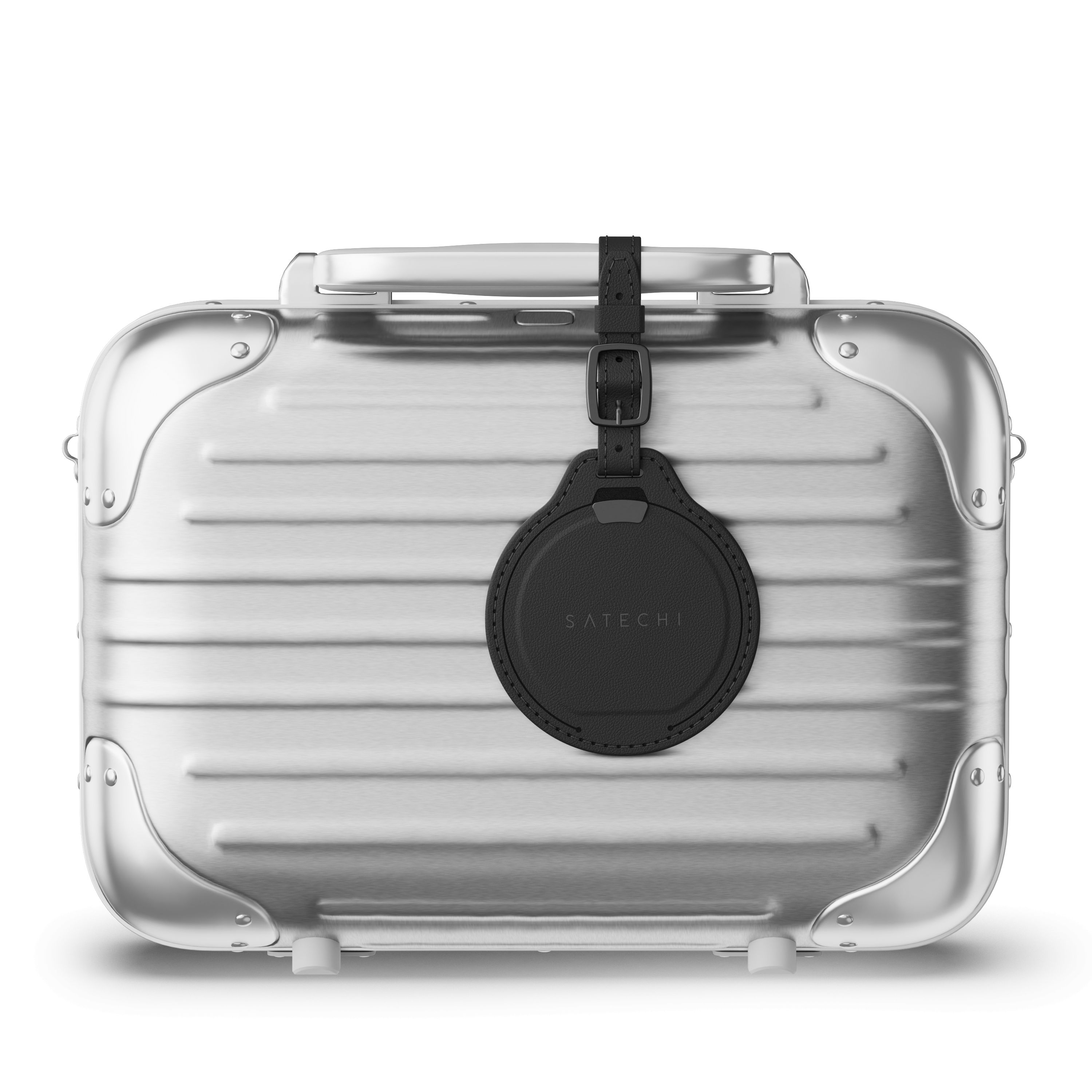 Satechi Vegan-Leather FindAll Luggage Tag - Black