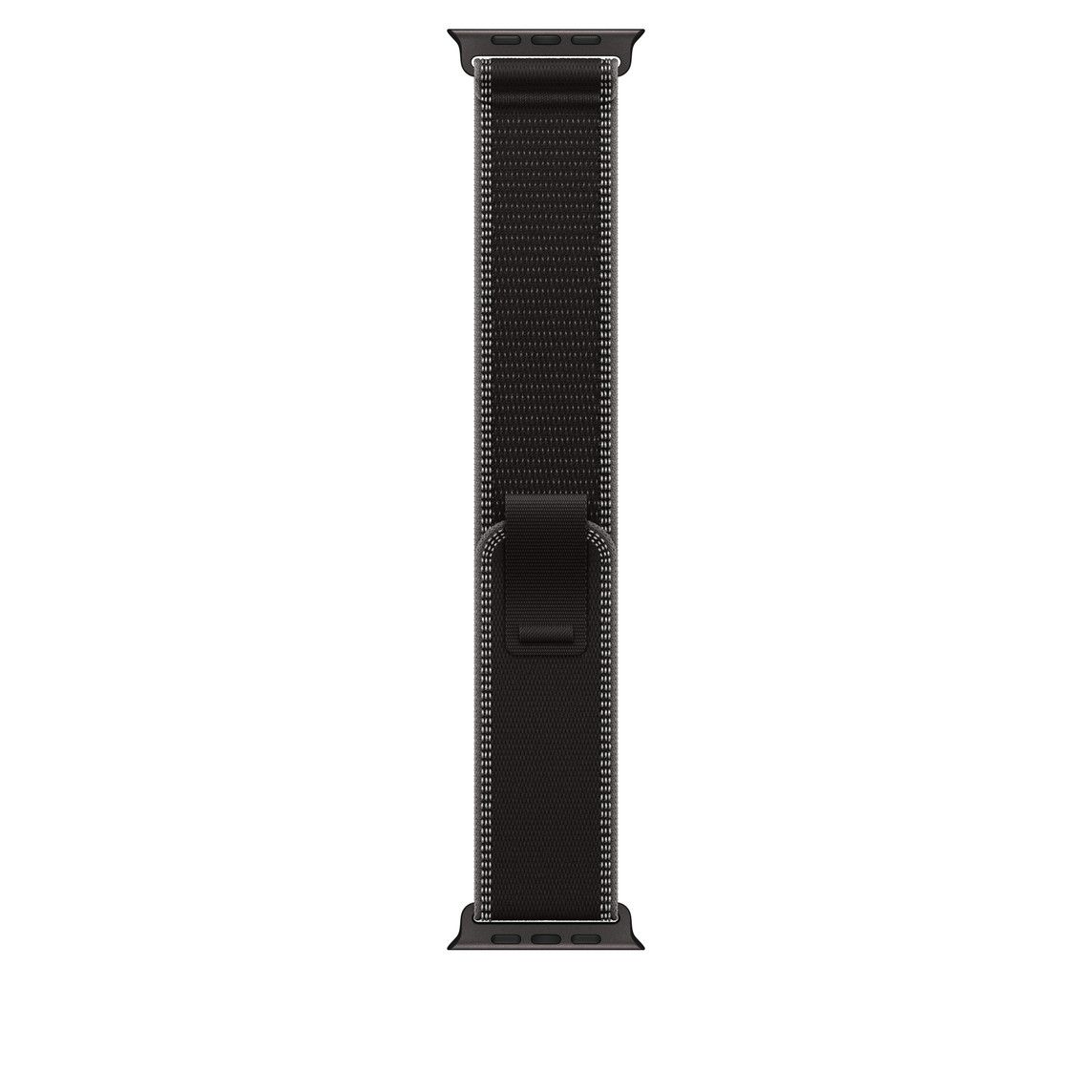 Apple Watch 49mm Loop:  Black/Charcoal Trail Loop - S/M - Black Titanium Finish
