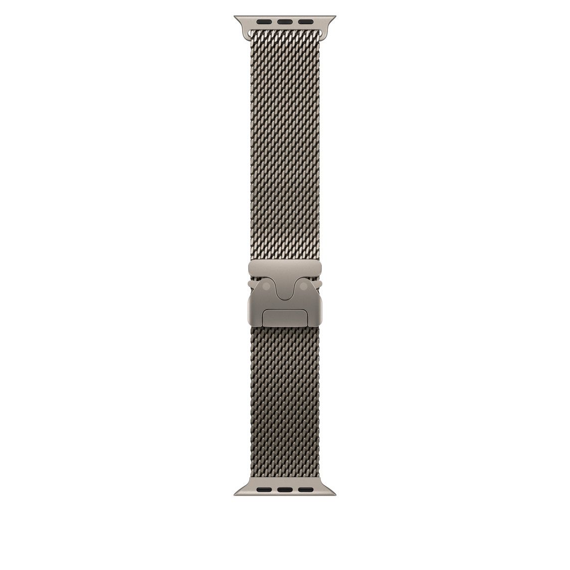 Apple Watch 49mm Loop:  Natural Titanium Milanese Loop - Small