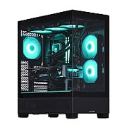 Desktop PC Actina Midi Tower, AMD Ryzen 7 7800X3D (8 C / 16 T, 5.0 GHz), 32 GB RAM, 1 TB SSD, AMD RX 9070 XT 16 GB, Fara sistem de operare