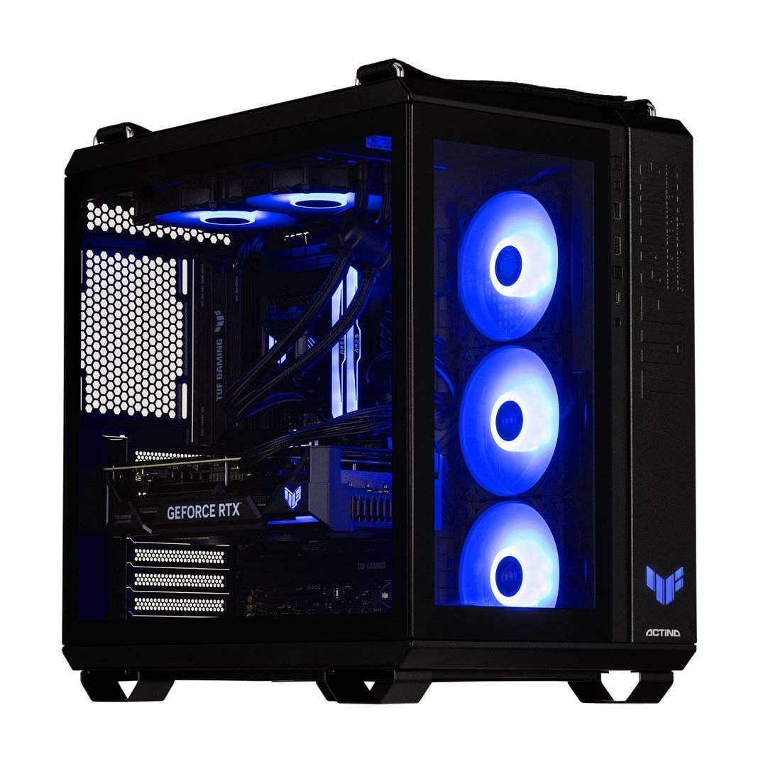 Desktop PC Actina Midi Tower, Intel 265KF (20 C / 20 T, 3.3 GHz - 5.5 GHz, 30 MB cache), 32 GB RAM, 2 TB SSD, NVIDIA GeForce RTX 5070 12 GB, Fara sistem de operare