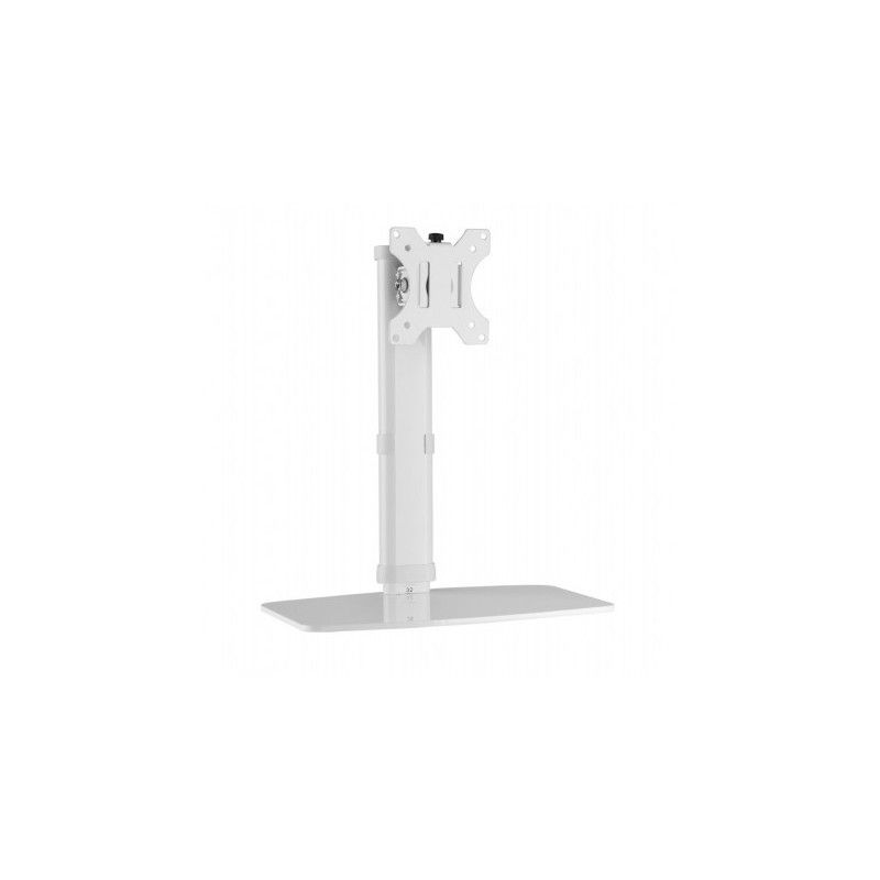 Suport de birou pentru monitor, reglabil, 17 - 27 inch, Alb, Techly, ICA-LCD 260