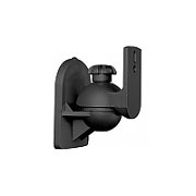 Suporti Sateliti Audio, de perete, set 2 bucati, unghi reglabil, Negru, Techly, ICA-SP SS28