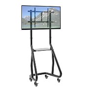 Stand TV mobil pe roti, 37-80 inch, TECHLY, negru, ICA-TR37