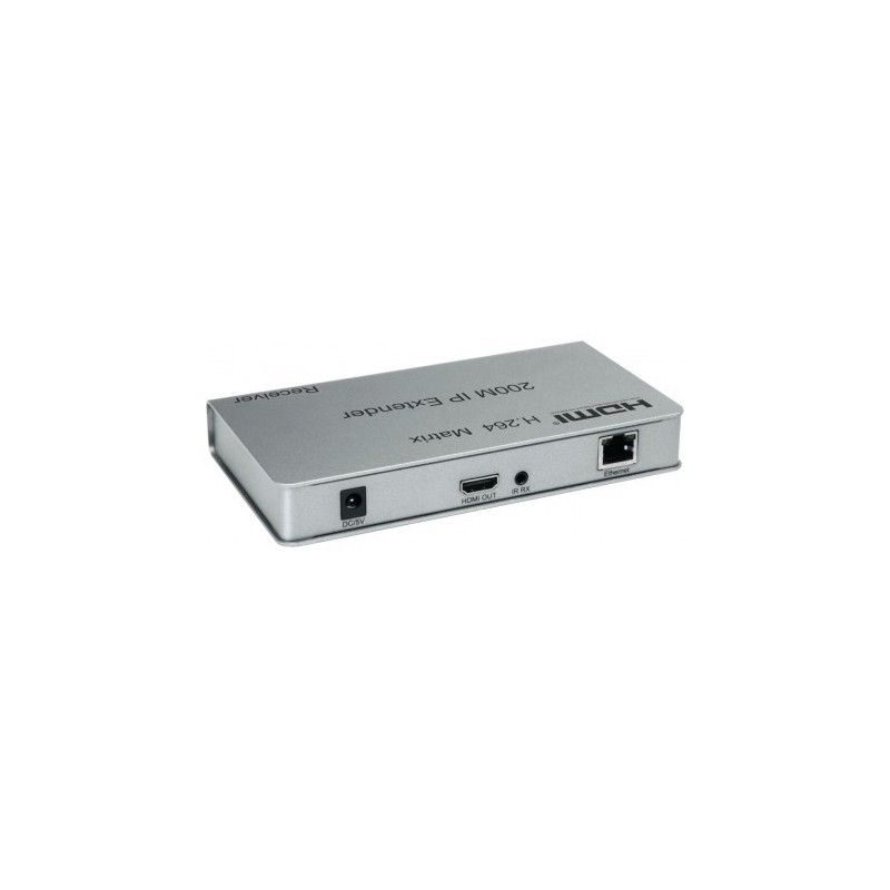 Kit Extender HDMI, pana la 120m, prin cablu Cat5e/Cat6, over LAN, over IP, PremiumCord, khext200-1