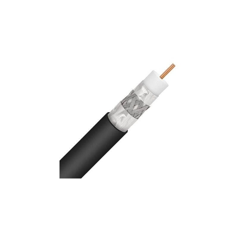 Cablu coaxial RG6U - 75ohm, tripluecranat, Cu-Al/96 - Emtex (100m)