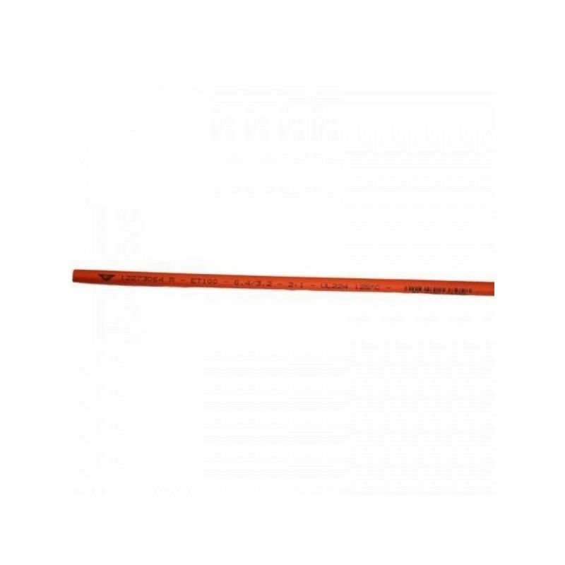 Tub termocontractabil 6,4 / 3,2 mm ET100, rosu (24buc)- ELEMATIC