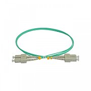 Patchcord FO SC/PC-SC/PC, MM OM3 50/125, manta LSZH 3.0mm, duplex 1m - Emtex