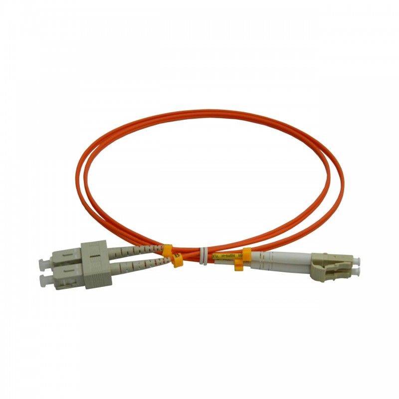 Patchcord FO SC/PC-LC/PC, MM OM2 50/125, manta LSZH 3.0mm, duplex 1m - Emtex