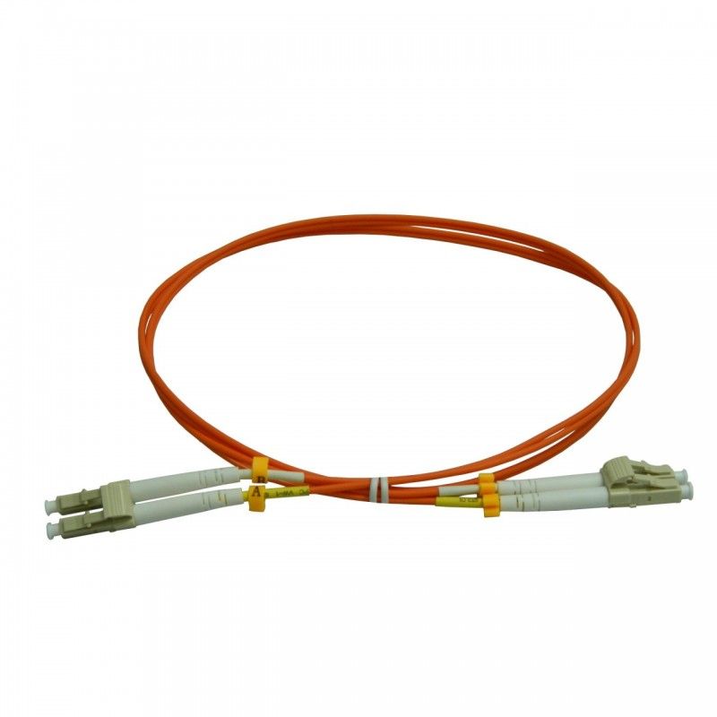 Patchcord FO LC/PC-LC/PC, MM OM2 50/125, manta LSZH 3.0mm, duplex 10m - Emtex