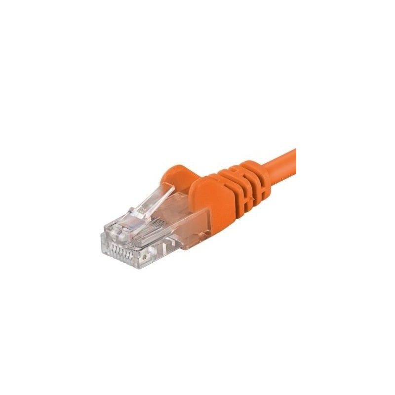 Patchcord UTP RJ45-RJ45 Cat.6, 0.5m, portocaliu