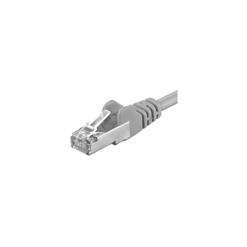 Patchcord SFTP RJ45-RJ45 Cat.6A LSOH, 15m, gri