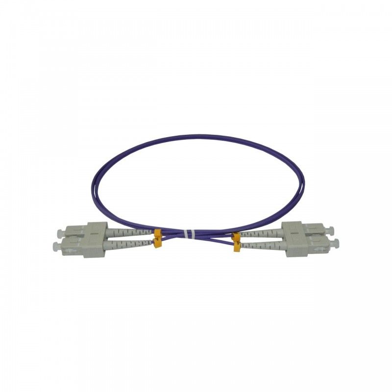 Patchcord FO SC/PC-SC/PC, MM OM4 50/125, manta LSZH 3.0mm, duplex 30m - Emtex