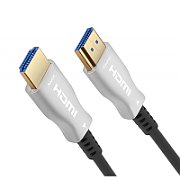 Cablu HDMI - HDMI 2.0b, Active Optical (AOC) HDMI fiber 4K@60Hz, 18 Gbps, aurit, 100m