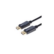 Cablu DisplayPort, tata - tata, Versiunea 1.2, 4K×2K@60hz, dublu ecranat, conectori auriti, 2m, PremiumCord