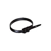 Brida plastic 3,5 x 200 black rezistenta UV (100buc) - ELEMATIC