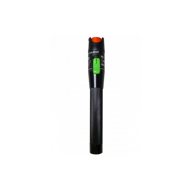 Detector defectiune fibra optica (Visual Fault Locator) tip lanterna, MM si SM, unda 650nm, putere 30mW, lumina rosie, distanta 18 - 20km, fara baterii - Emtex