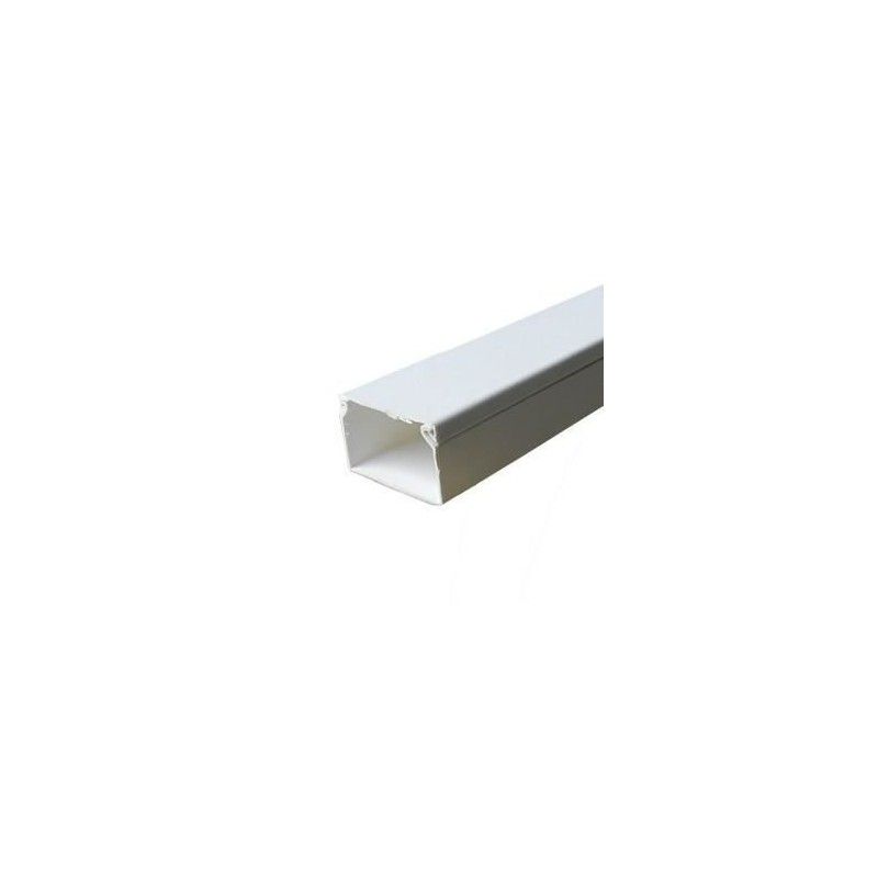 Canal cablu PVC 40X40MM 2M/BUC, alb - Canalux