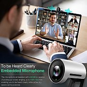 Yealink UVC30 Room camere web 8,51 MP 3840 x 2160 Pixel USB 2.0 Negru, Argint