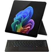 Laptop Microsoft Surface Pro 11, 13 inch 2880 x 1920 Touchscreen, Qualcomm X1E-80-100 (12 C / 12 T, 3.4 GHz - 4.0 GHz, 42 MB cache, N/A), 16 GB LPDDR5X, 512 GB SSD, Qualcomm Adreno, Windows 11 Pro, Tastatura International, Negru