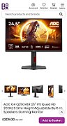 Monitor AOC Q25G4SR  24.5   QHD  IPS  300Hz