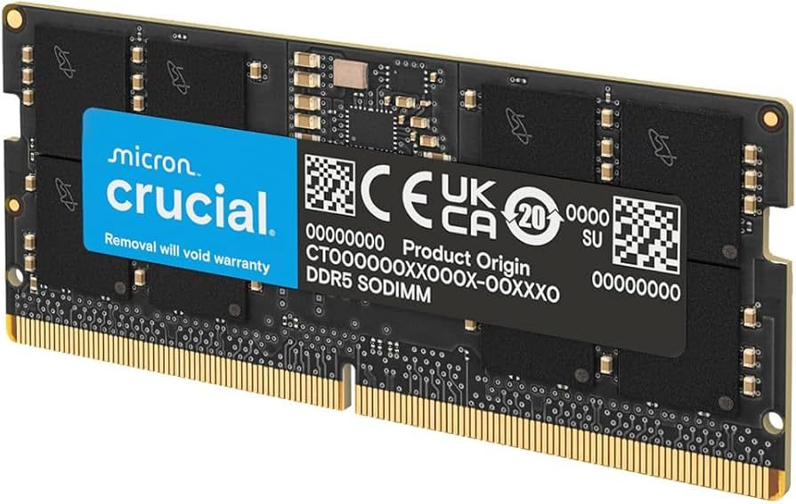 Crucial 12GB SODIMM DDR5 5600 CL46 RAM Module