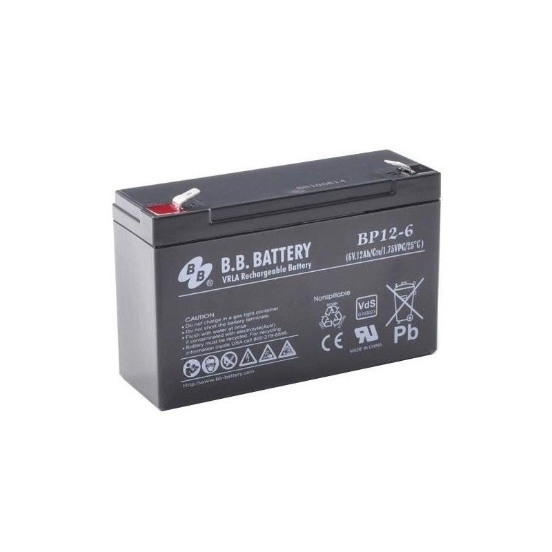 Acumulator stationar 6V 12Ah F2/T2 BB